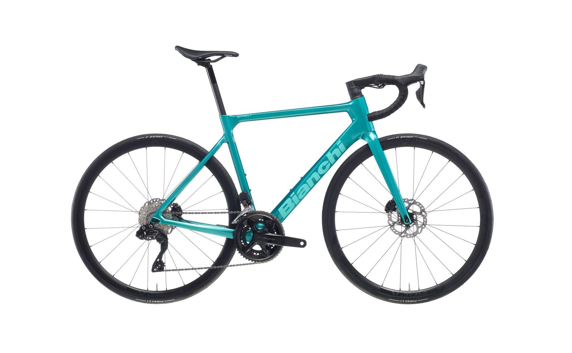 Bianchi Sprint 2024 - Shimano 105 Di2 2x12sp - Velomann - 021 / 50 / SI/Celeste Metallico