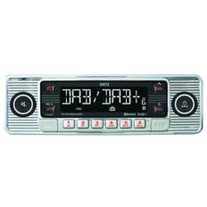 Dietz Retro bilradio med MP3, USB, RDS, AUX, DAB+ & Bluetooth - Sølv