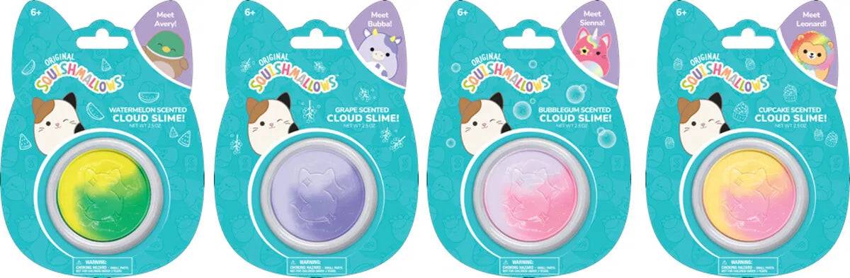 Squishmallows Cloud Carded Slime.