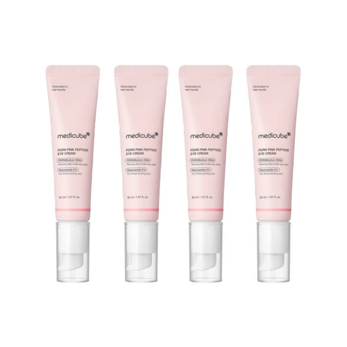 medicube - PDRN Pink Peptide Eye Cream - 30ml (4ea) Set - black