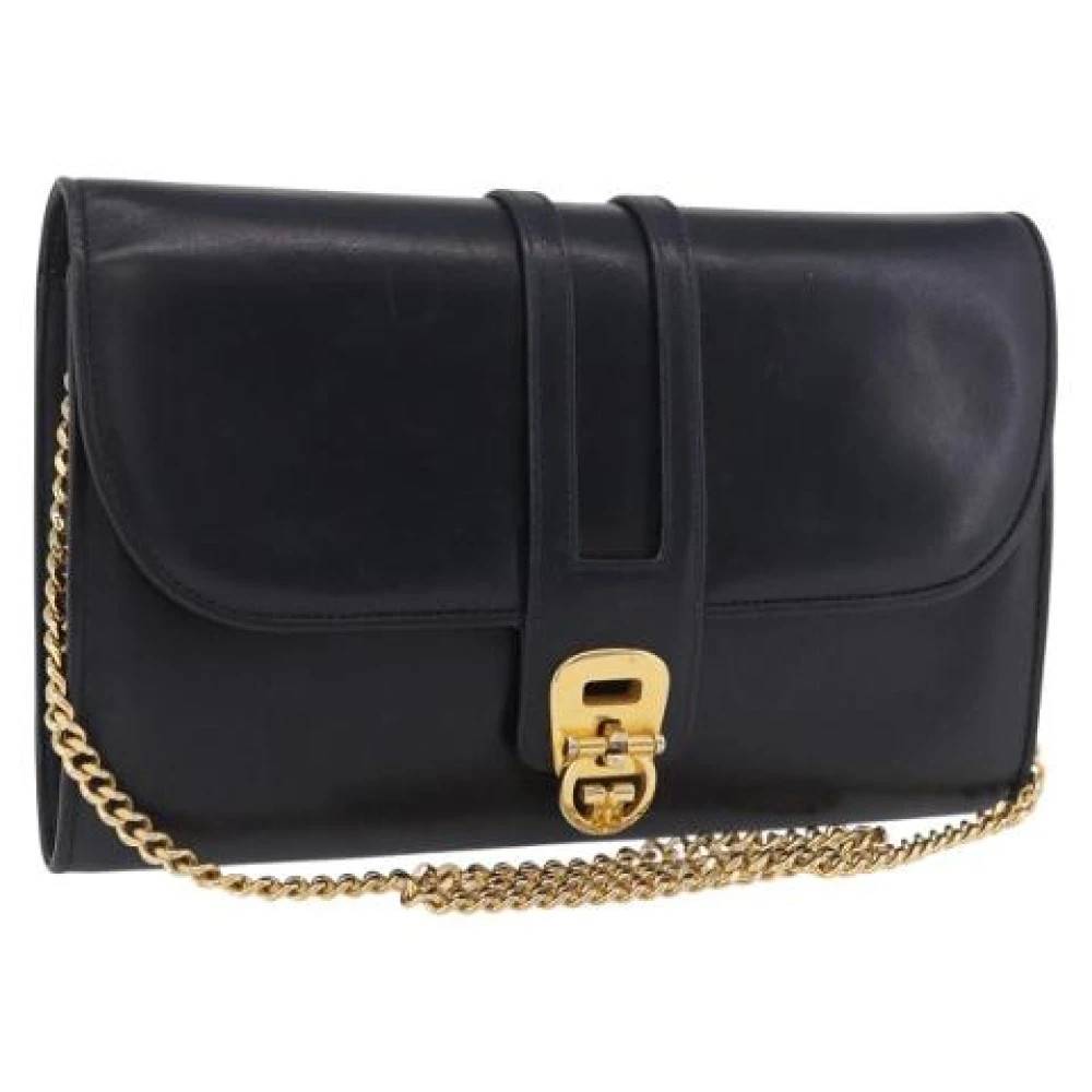 Gucci Vintage Pre-owned Vintage Skuldertaske - Vintage - Dame - Sort - ONE SIZE - Uld