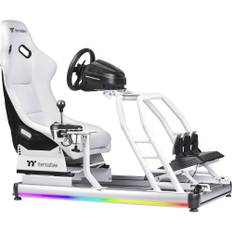 Thermaltake GR500 Snow Racing Simulator Cockpit Racingstol Vit