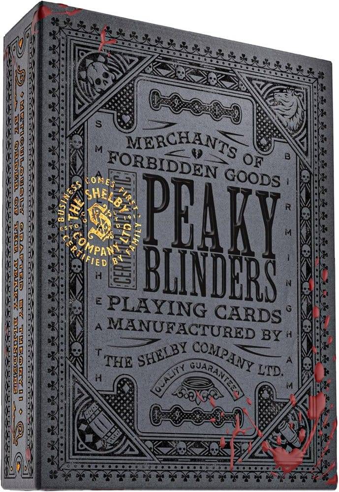Peaky Blinders Spelkort Smidda i Rök och Blod