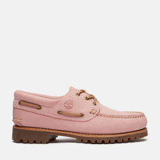 Timberland - Timberland Authentic 3-Eye Lug Handsewn Boat Shoe in Pink, Pink, Size: 3.5