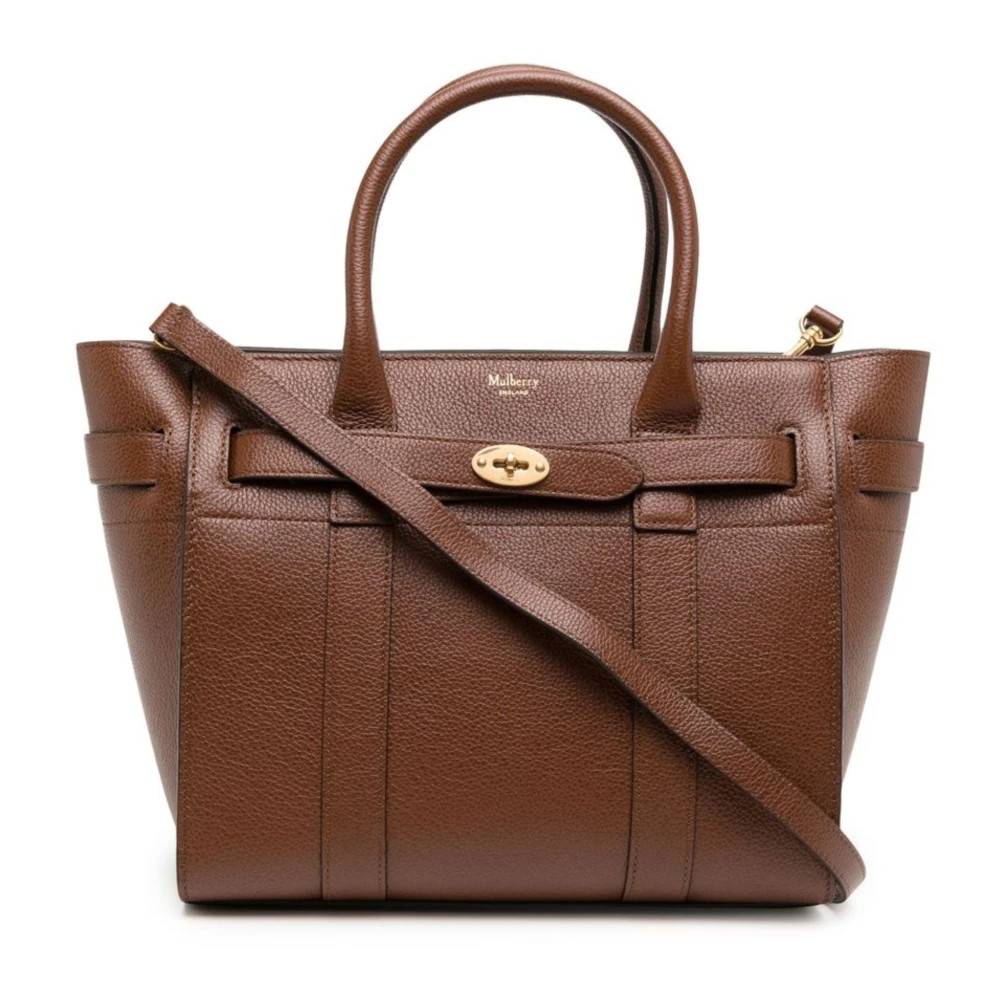 Mulberry Lille Zipped Bayswater Tote Taske - Tasker - Dame - Brun - ONE SIZE -