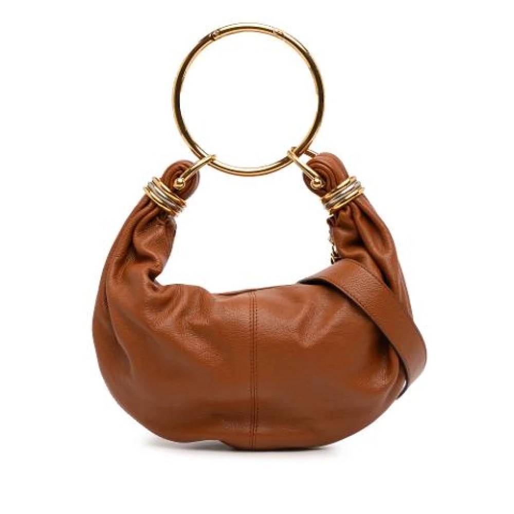 Chloé Pre-owned Pre-owned Hobo Taske - Vintage - Dame - Brun - ONE SIZE - Uld