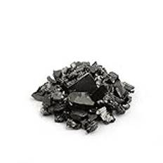 Shungite Elite Stenar För Vattenrening, 25 G Silvery Shine Raw Elite Noble Shungite Chips För Vattenrengöring Och Filtrering | Naturliga Och Autentiska Nuggets Från Karelen | 25 G