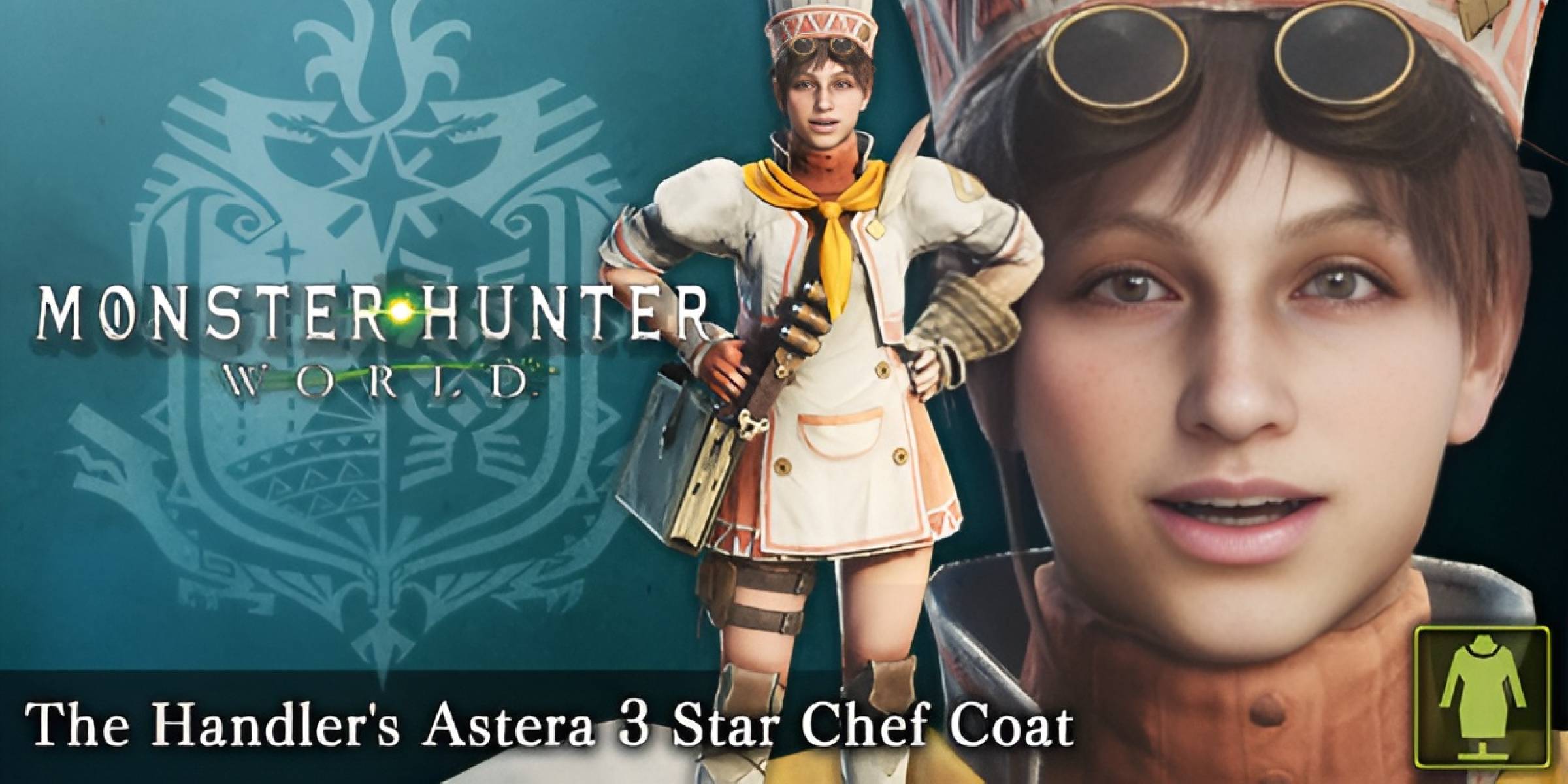 Monster Hunter World The Handlers Astera 3 Star Chef Coat DLC (PC) - Standard