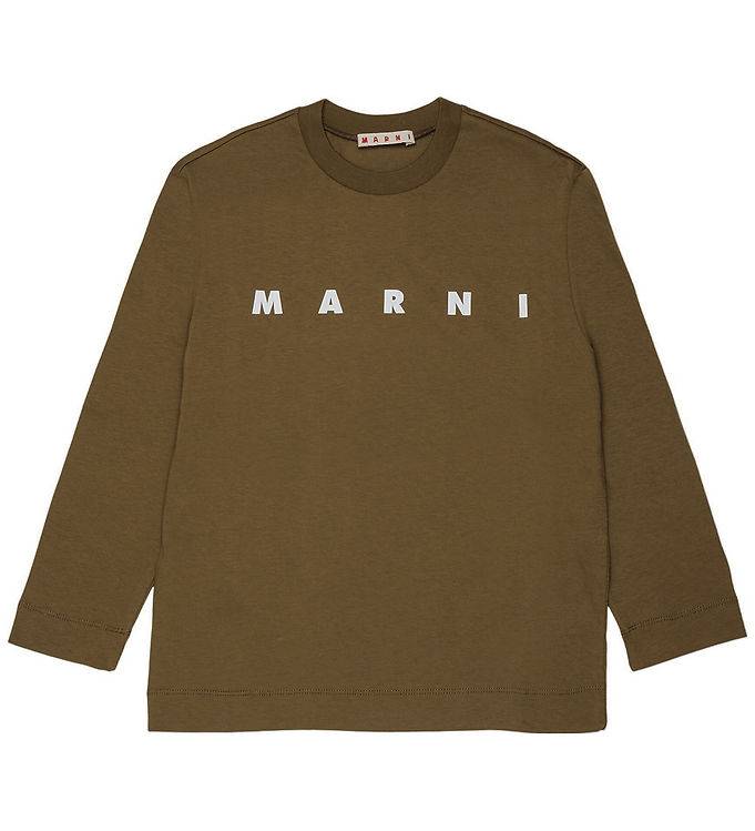 Marni Bluse - Wood Brown - Marni - 12 år (152) - Bluse