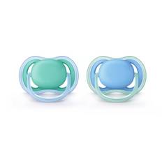 Philips Avent Ultra Air-Napp 6-18 mån Grön/Blå