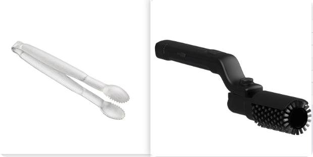Electric BBQ Brush For Cleaning Heavy Grease And Grime From Grill Grates - Black set / USB