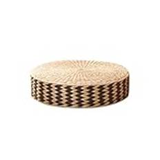 Golvkudde handgjord sugrör futon hem tatami-matta te rum vardagsrum stol pall balkong burspråk fönster meditation kudde
