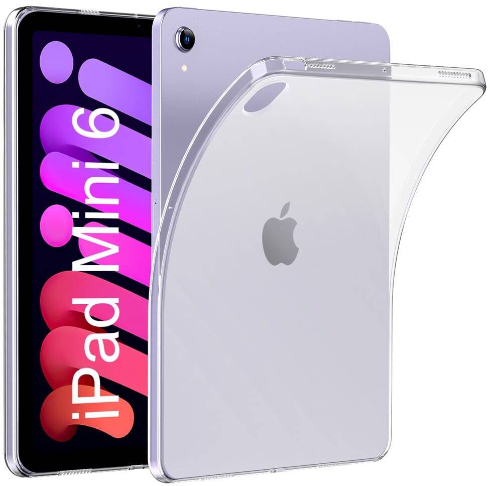 Trolsk Skal Matt TPU (iPad mini 7/6) - Transparent