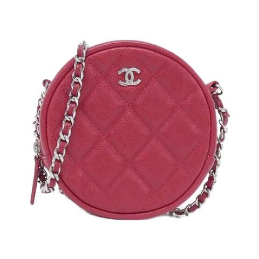 Chanel Vintage Pre-owned Vintage Skuldertaske - Vintage - Dame - Lyserød - ONE SIZE - Uld