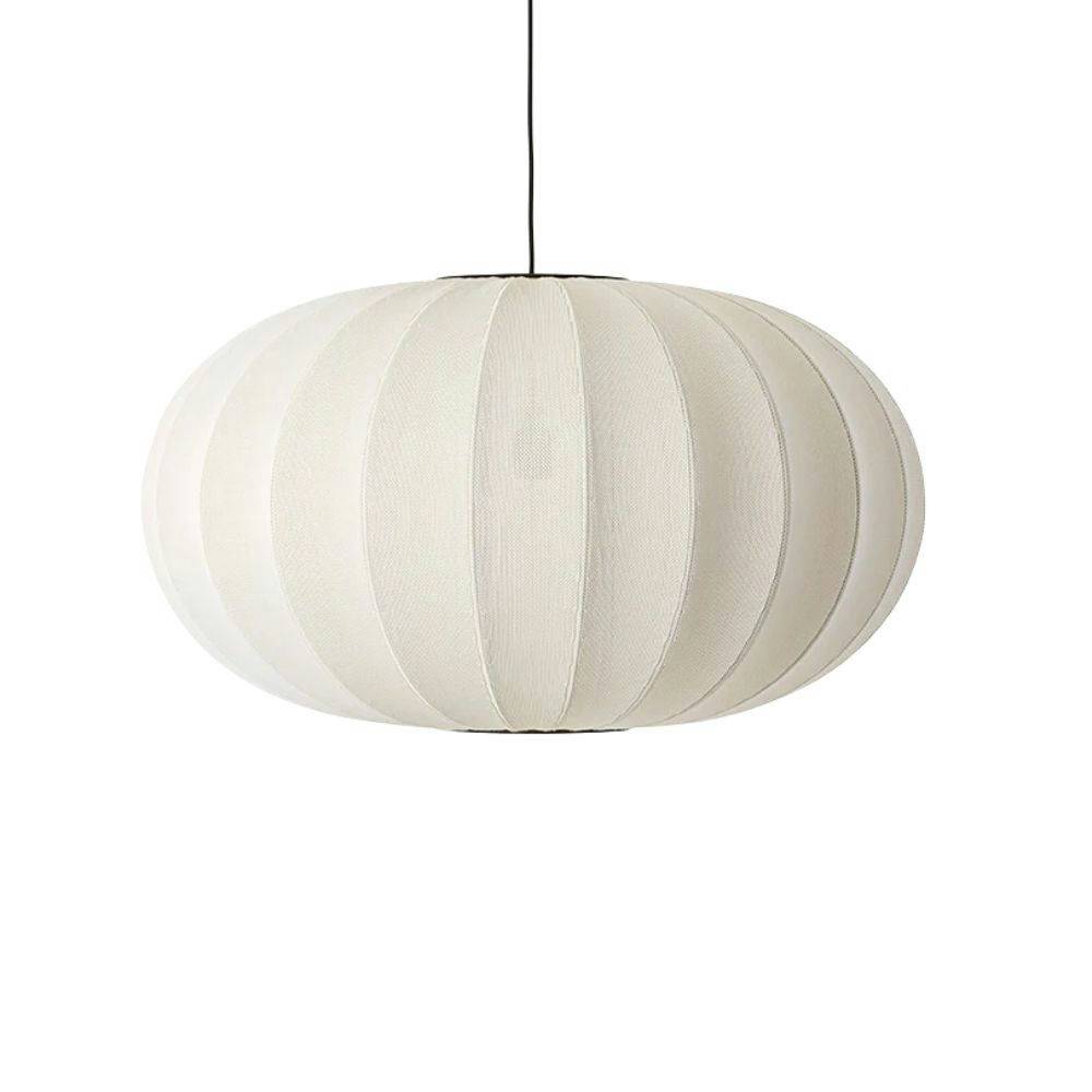 Made By Hand Knit-Wit Oval Pendel Pearl White 76 cm