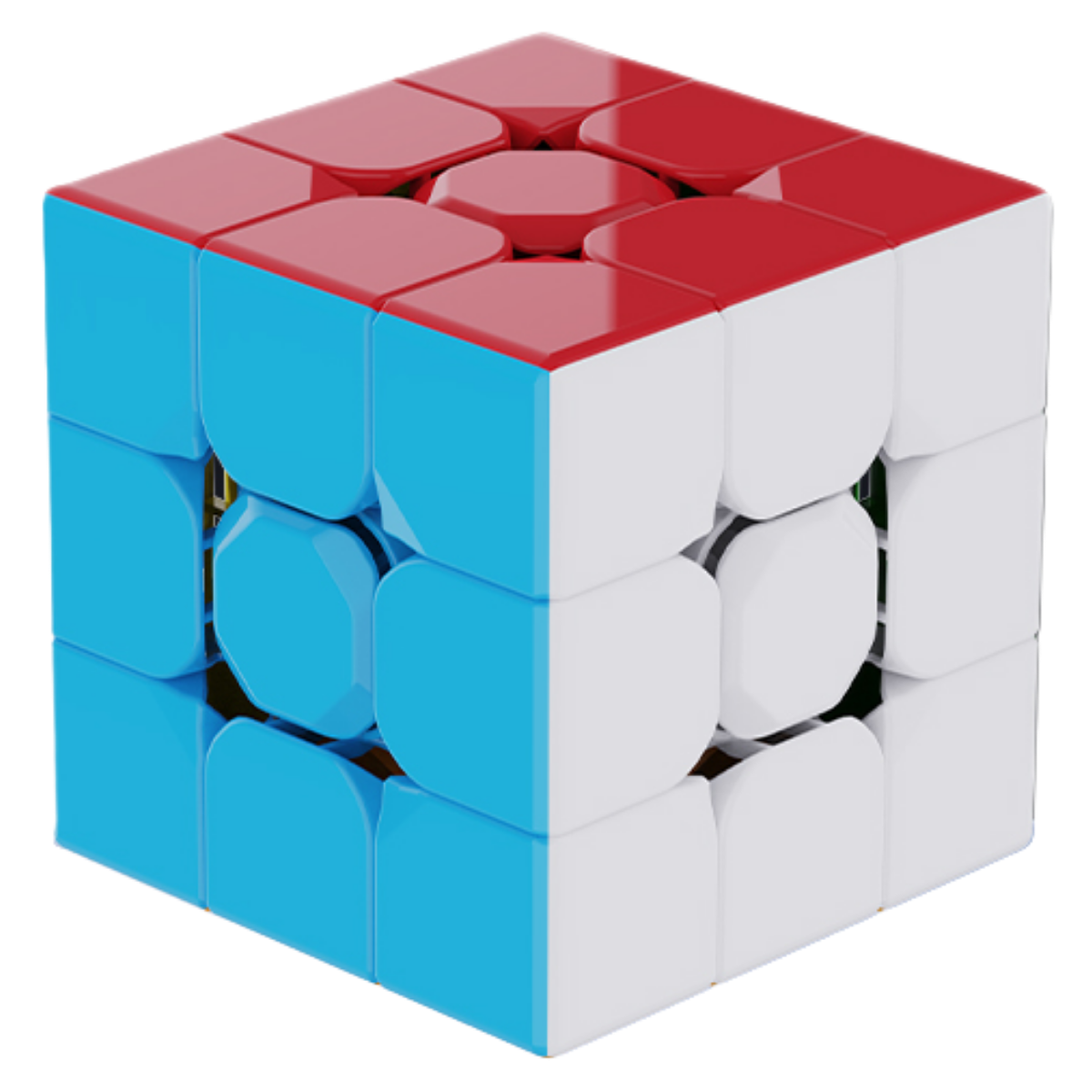 YuXin Black Kylin Openwork 3x3 Hollow Cube Stickerless