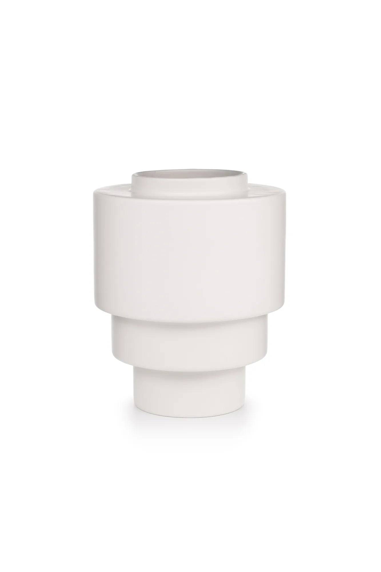 Akka Keramikvas Vit 19,5 cm