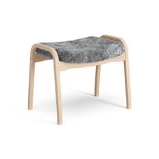 Lamino fotpall Bok lackad - Scandinavian Grey