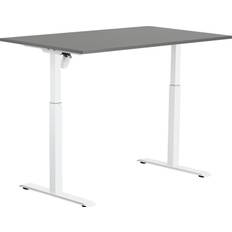 Sun-Flex I höj/sänkbart bord, 140x80, Vit/ljusgrå