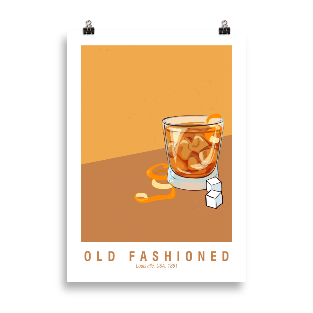 The Old Fashioned Poster (50x70 cm)