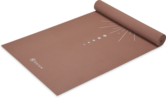 Gaiam Cinnamon Vision Yoga Mat 5mm Yogamattor Cinnamon - One Size
