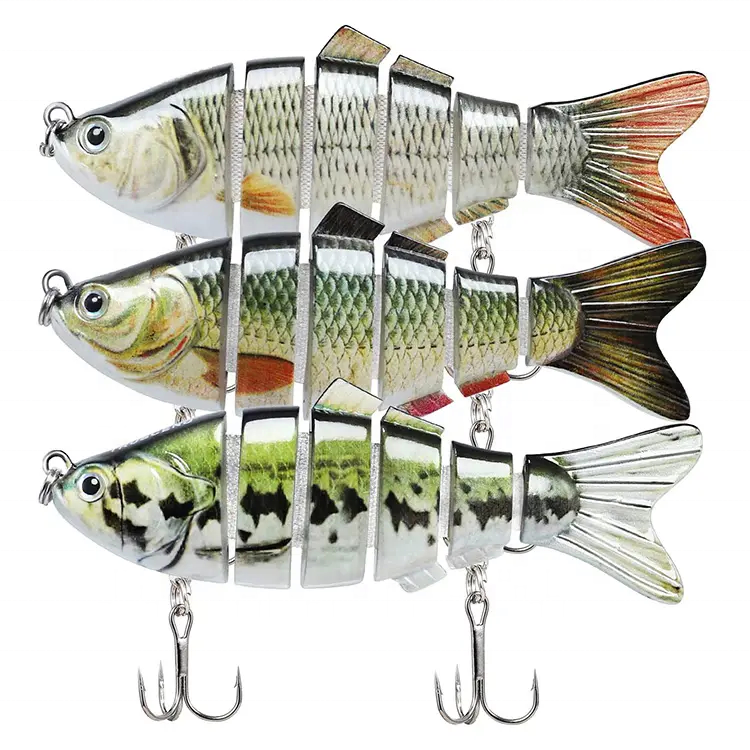 Ready To Ship Segmented Fishing Lures Manufacturer Wholesale Bait Fish Simulation Shad Swimbait Lures