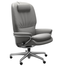 ROME STRESSLESS OFFICE - LÄDER PALOMA SILVER GREY