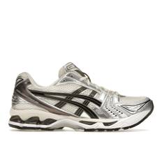 ASICS Gel Kayano 14 Silver Cream Unisex Sneakers Black 1201A019-108 37.5
