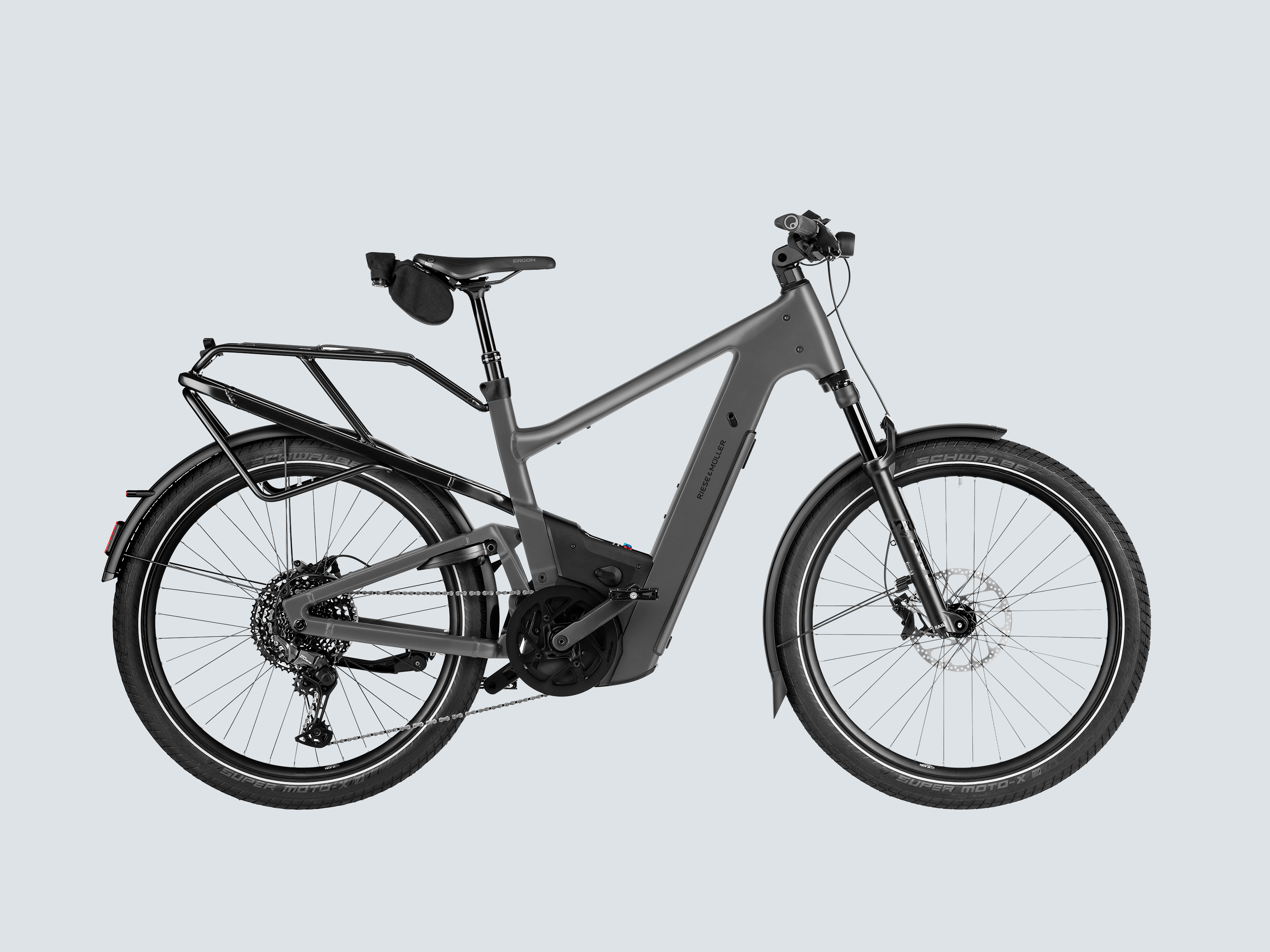 Riese & Müller Delite5 Touring - Stone Grey / 56 cm (180-200 cm)