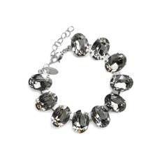 Caroline Svedbom Bianca Armband Rhodium / Black Diamond