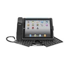 Bluetooth Skype Folding Keyboard med telefon för iPad 2/3 (engelska)