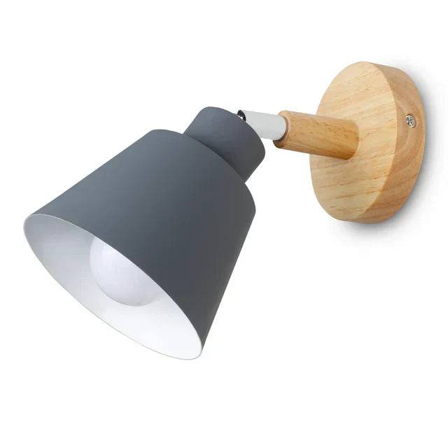 CalmAura Varmampa – Skandinavisk Minimalism & Modern Belysning - Grå utan glödlampa