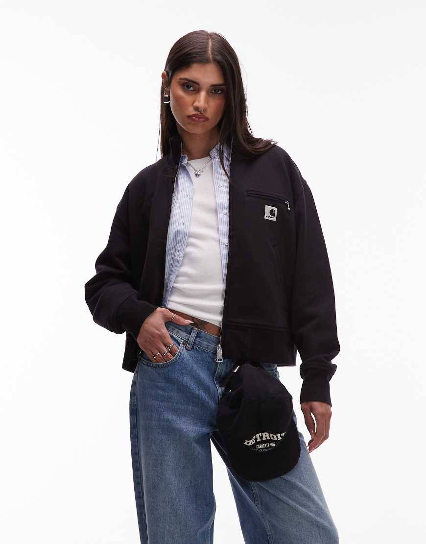 Carhartt WIP - Detroit - Sort sweat-jakke - L