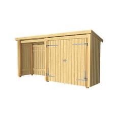 Nordic Multi Trädgårdshus 4,7 m2 - 2 moduler med dubbeldörr