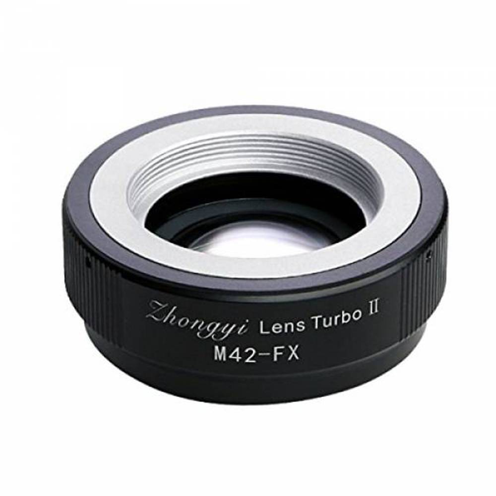 Zhongyi Lens Turbo -FX II Adapter Reduce Focus for Canon EOS/M42/FD/NIK G Lens to FUJIFILM X XPro2 XT3 S1 XT4 XT5 Lens Adapter