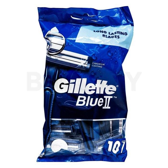 Gillette Blue II Rakblad 10 Stycken - Precis och Bekväm Rakning