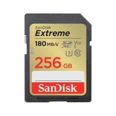 SANDISK SDXC Extreme 256GB 180MB/s UHS-I C10 V30 U3