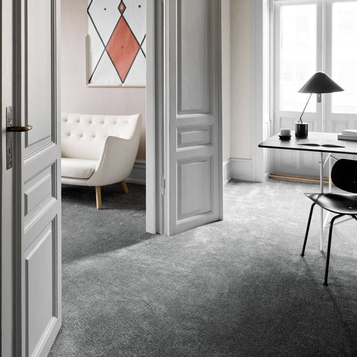 Gulvtæppe Light Grey Epoca Gloss 400 cm.