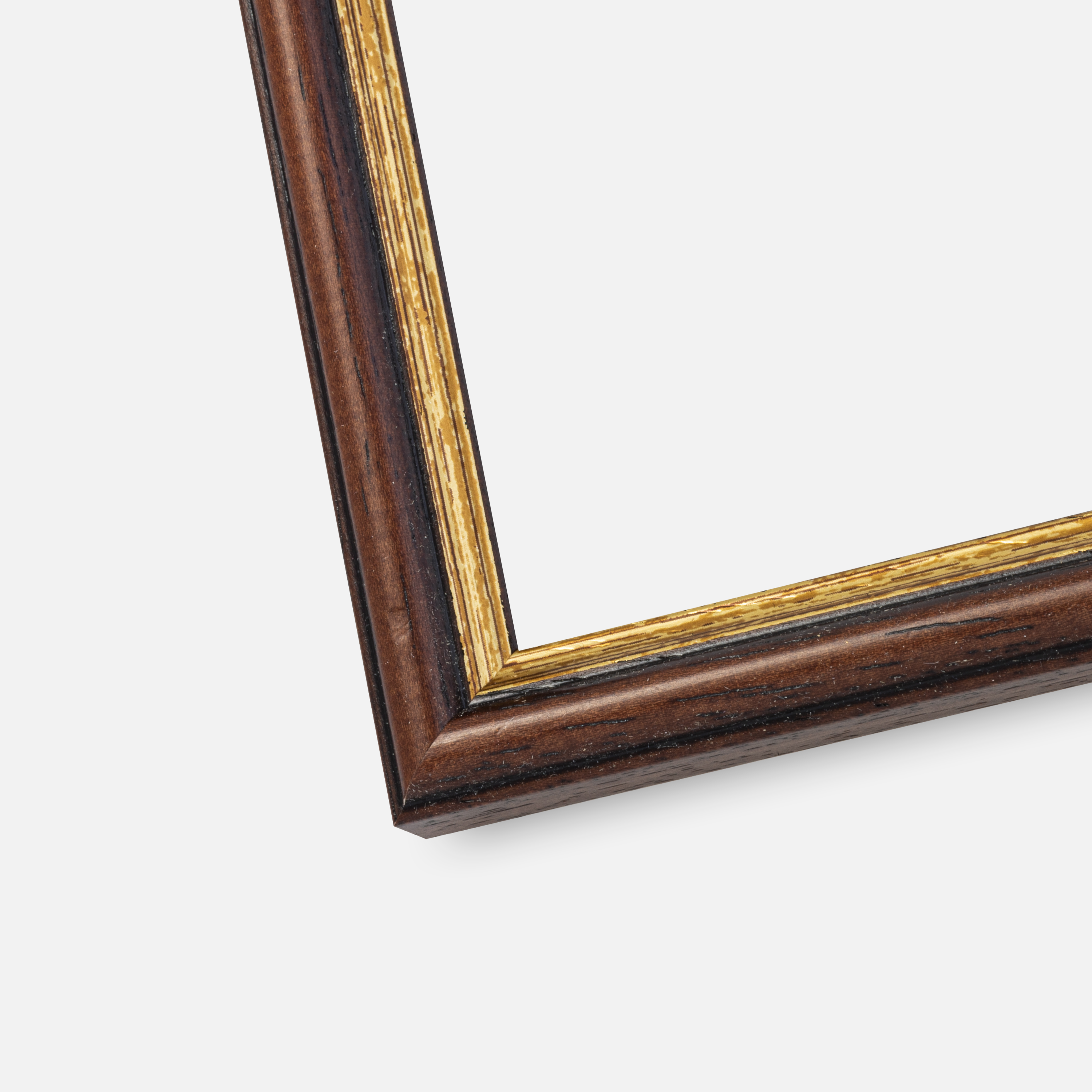 Ram Horndal Brun 20x25 cm - Passepartout Svart 5x7 inches