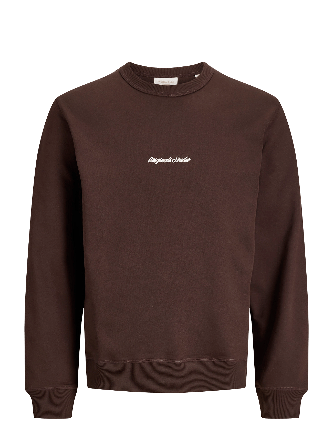 Jack & Jones Jornorrebro Emb Sweat Crew Noos Jnr - Brown - 140
