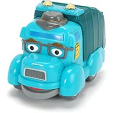 Dickie Toys - Stadens hjältar, Manni Sopbil med ljus, original låtar, ljud och utomhusfunktion, inklusive samlarkort med hemlig kod