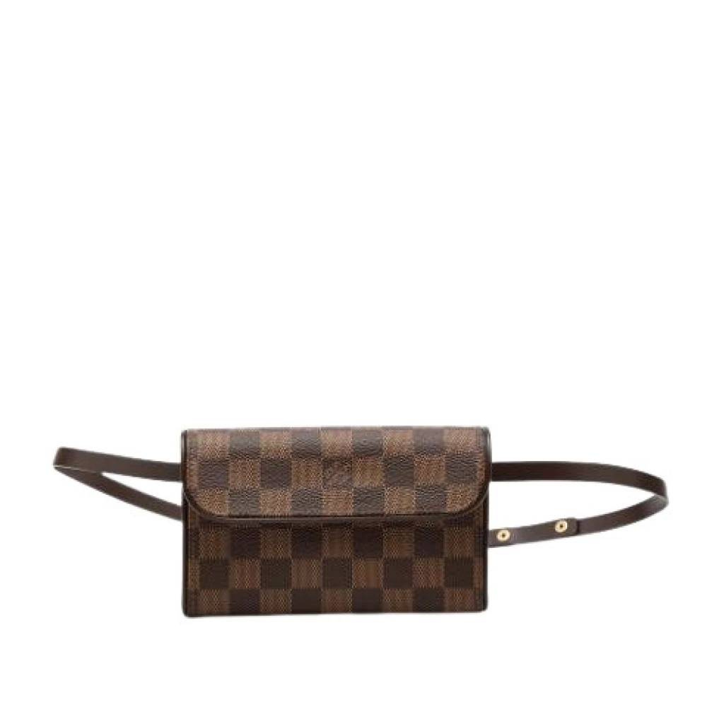 Louis Vuitton Vintage Pre-owned Pochette Florentine - Vintage - Dame - Brun - ONE SIZE - Læder