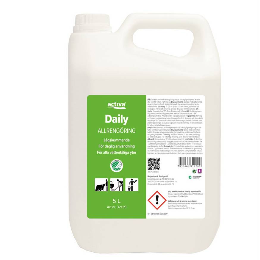 Allrengöring Activa Daily 5L