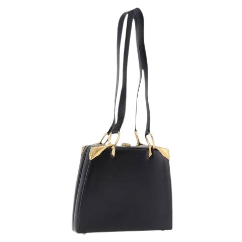 Celine Vintage Pre-owned Vintage Skuldertaske - Vintage - Dame - Sort - ONE SIZE - Uld