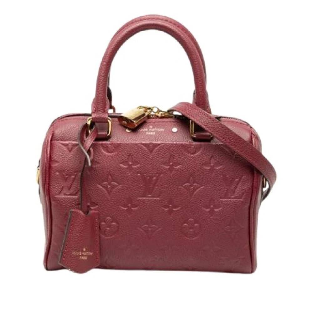 Louis Vuitton Vintage Pre-owned Vintage Skuldertaske - Vintage - Dame - Rød - ONE SIZE - Uld
