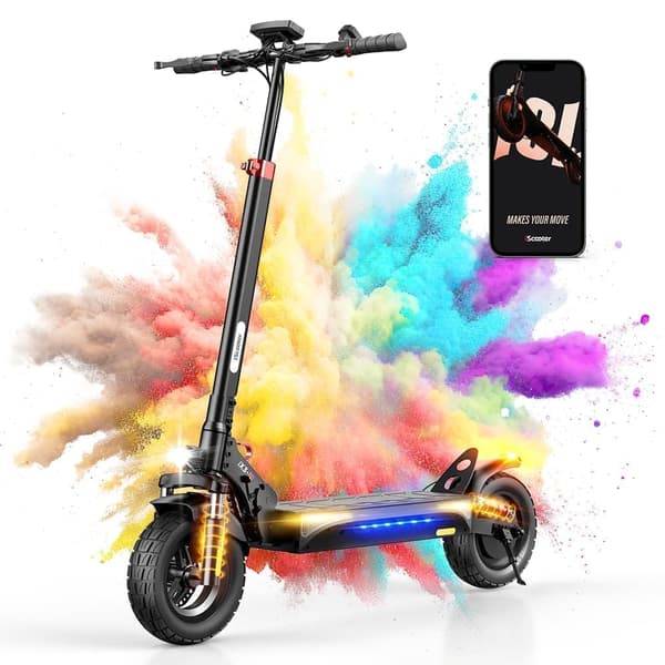 iScooter iX3 800W motor 48V 10Ah batteri 10 tommer fløjtefri offroad-dæk Maksimal rækkevidde 40 km Hastighed 40 km/t El-scooter med APP