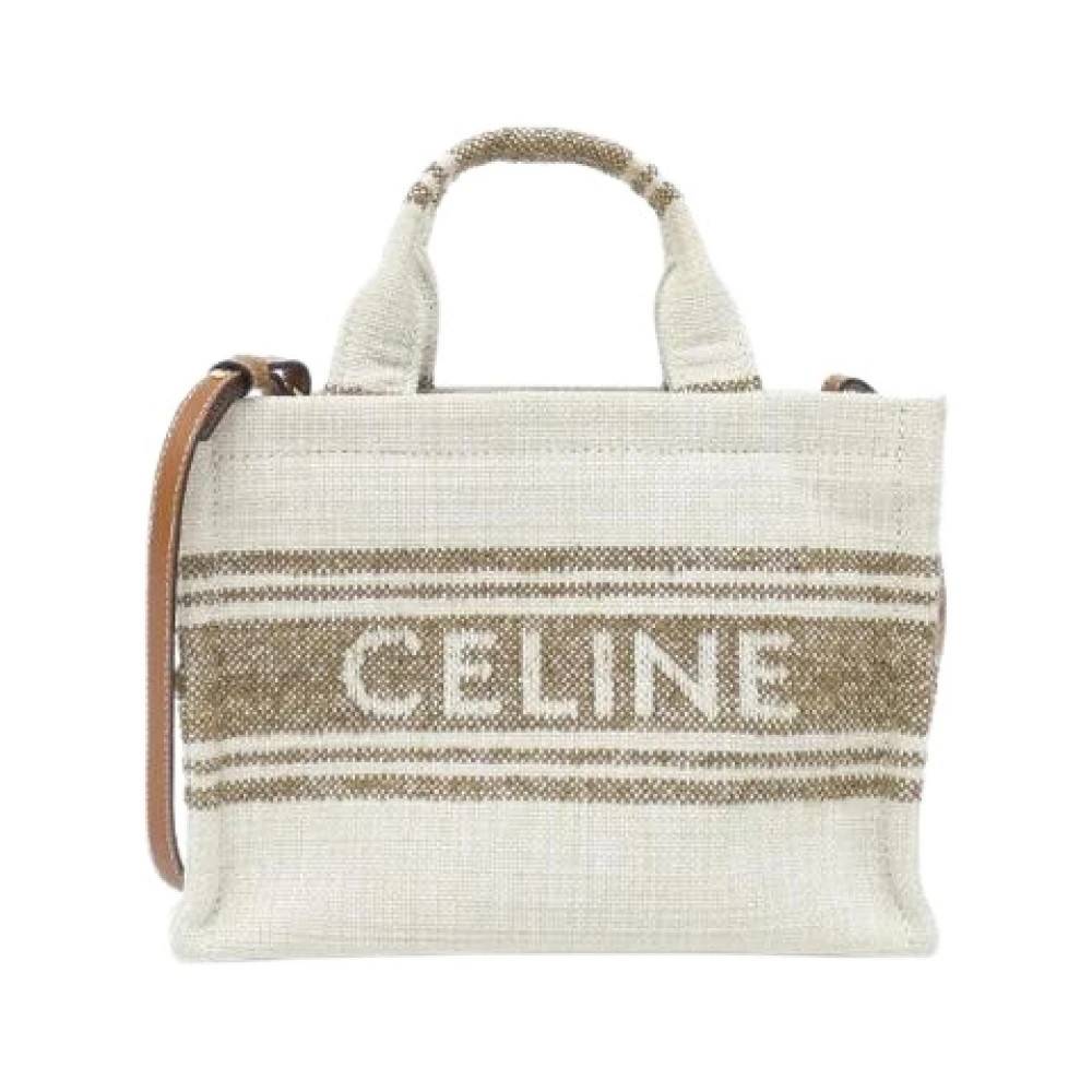 Celine Vintage - Pre-owned Small Cabas Thais Canvas Väska Vintage - Dam - ONE Size -