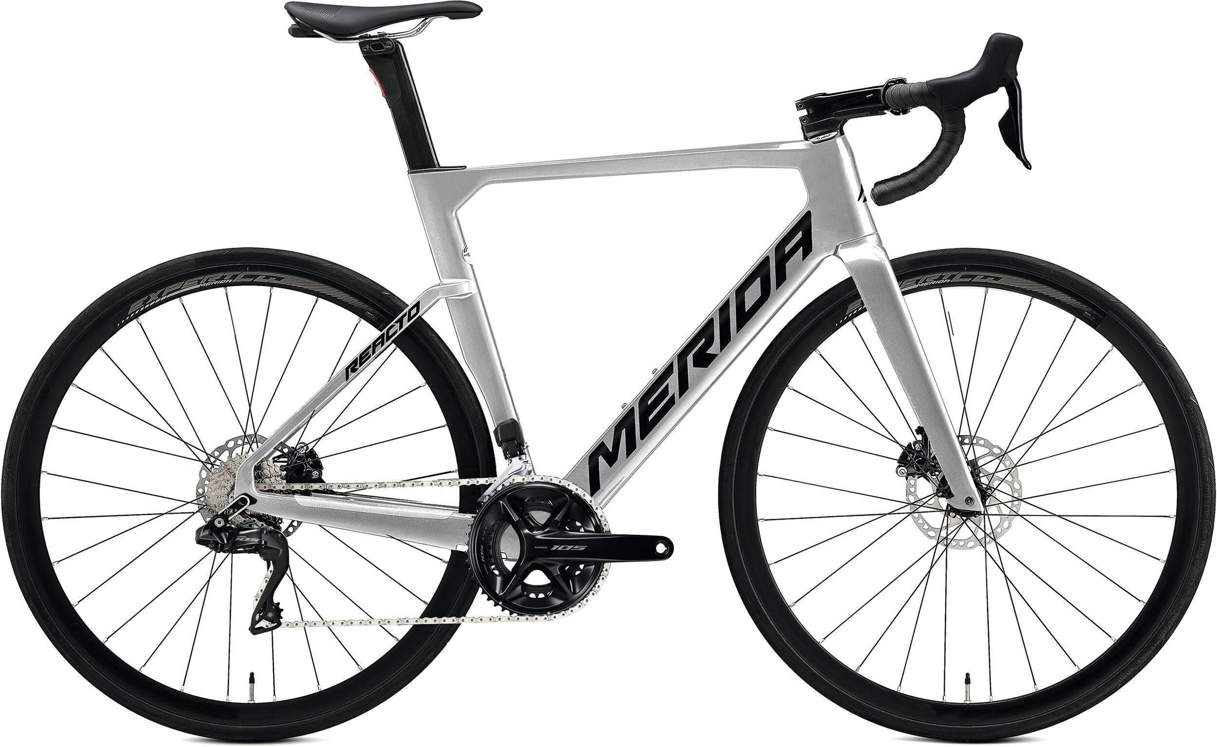 Merida Reacto 6000 2023 - Shimano 105 Di2 2x12sp - Merida Expert CW - 106 / S / Titan