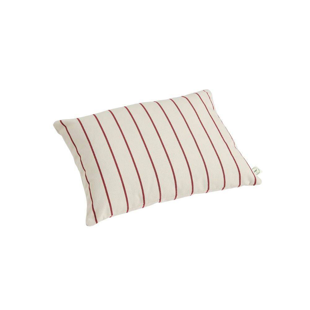 HAY Outdoor Market Cushion Kudde Beige With Red Stripe