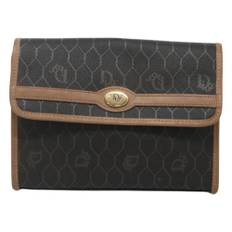 Dior Vintage, Pre-owned, Dame, Brun, ONE SIZE, Tyl, Pre-owned Canvas clutches